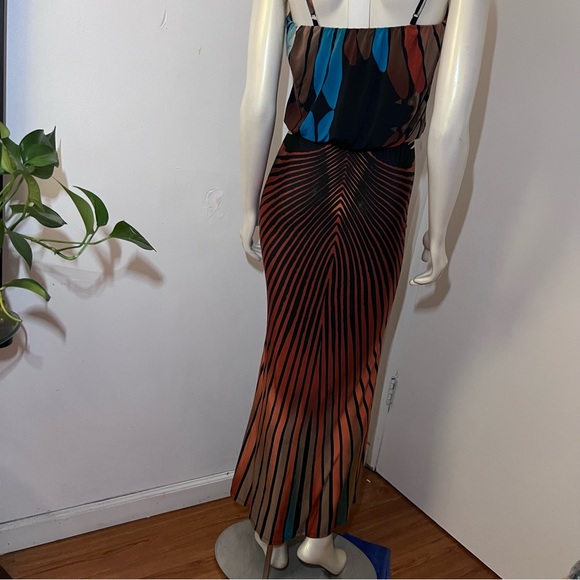 S-Twelve Maxi Dress Size Small Stretch Maxi Dress spaghetti straps Full Length S - Picture 2 of 14